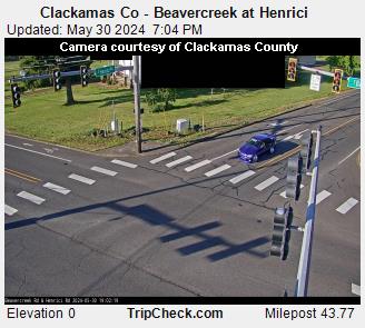 Traffic Cam Clackamas Co - Beavercreek at Henrici